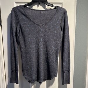 Free People floral v neck thermal. XS